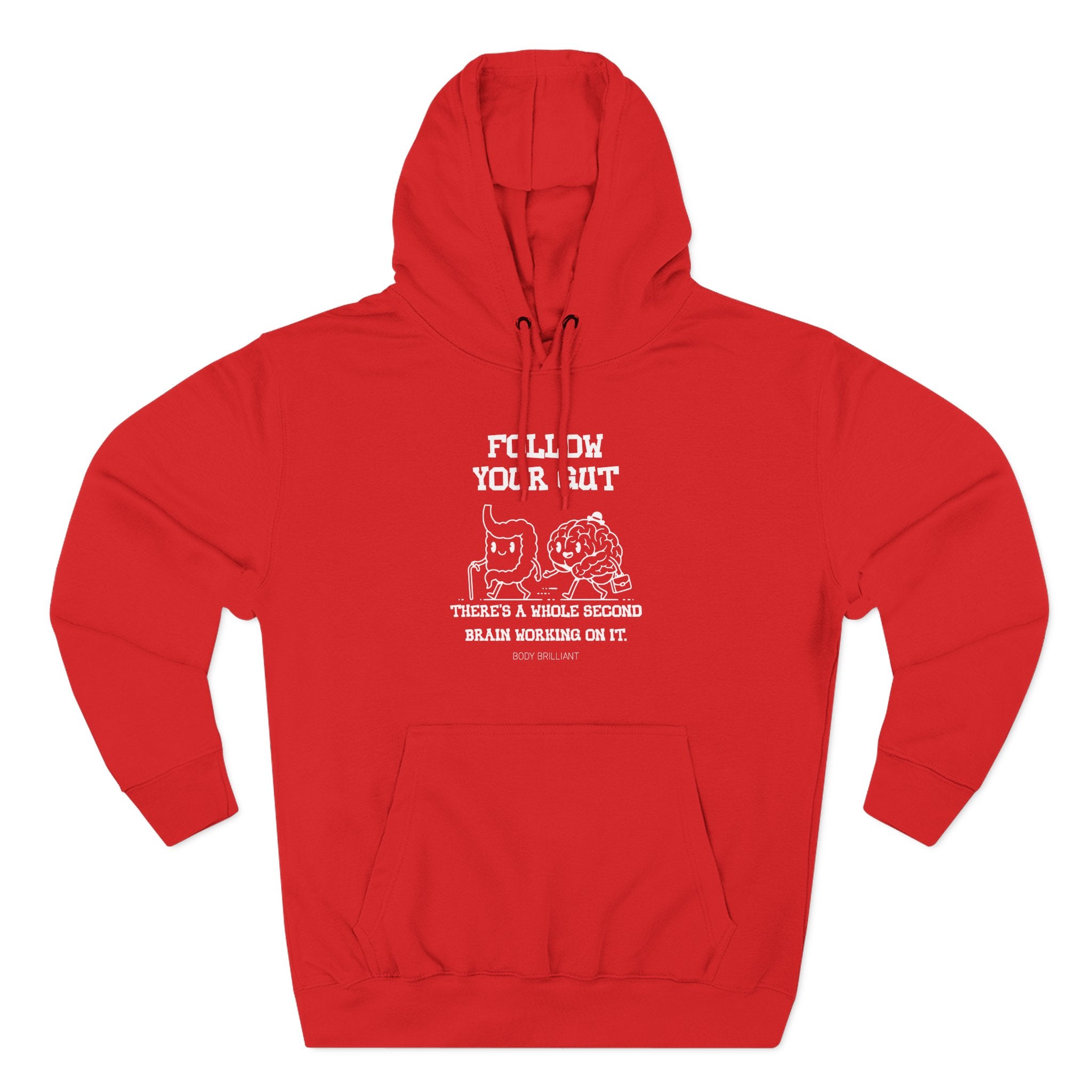 Follow your gut Hoodie, Unisex Sweatshirt, Casual Wear, Gift for Her, Fall Fashion, Holiday Gift
