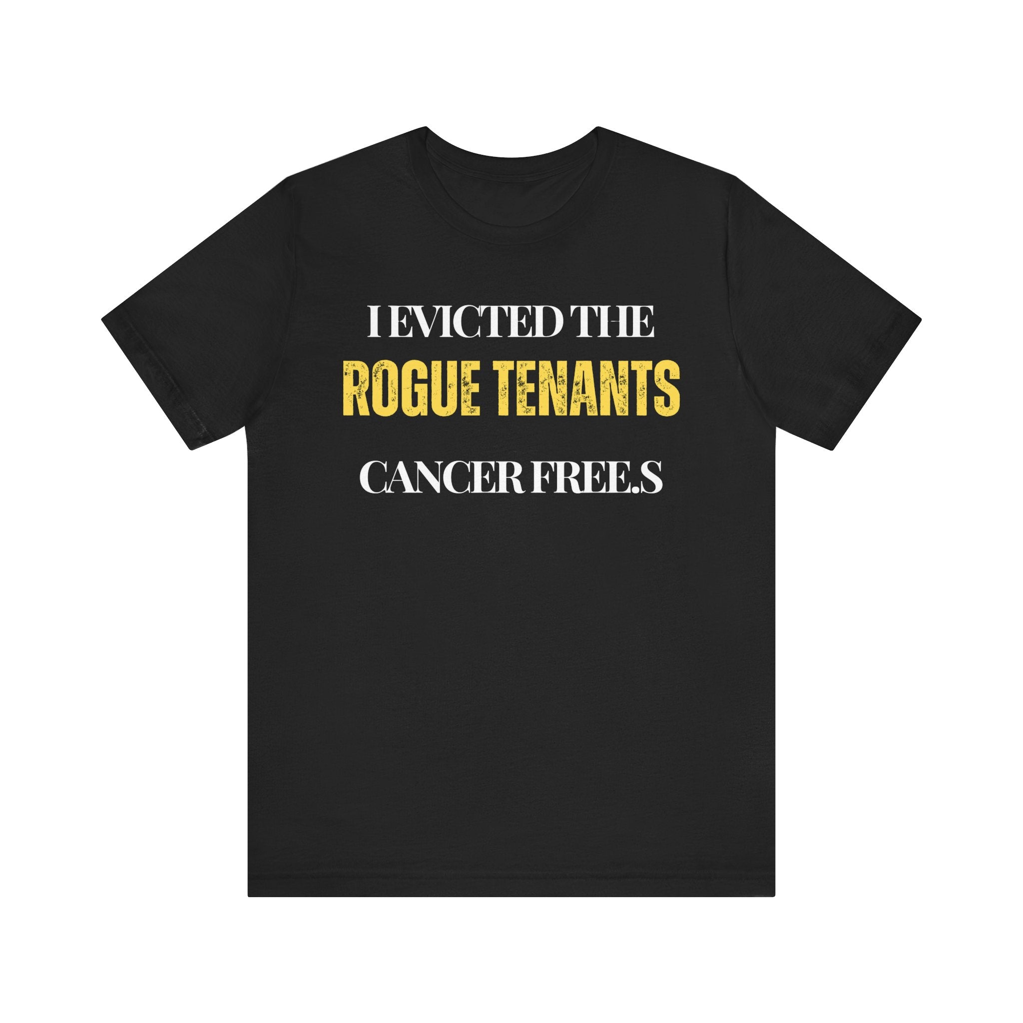 I evicted the rogue tenants Inspirational Tee, Unisex Jersey Shirt, Motivational Gift, Spiritual Apparel, Perfect for Everyday Wear