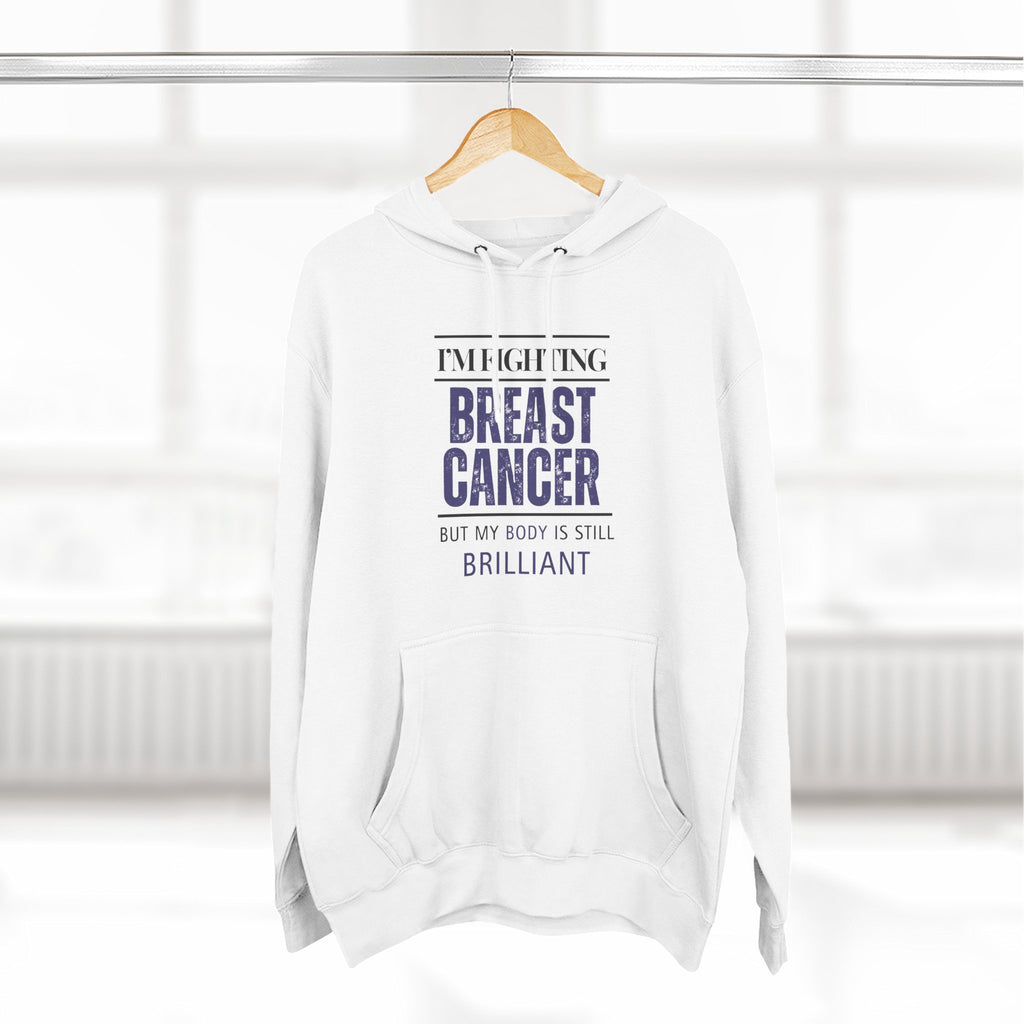 I'm fighting breast cancer Hoodie, Unisex Sweatshirt, Casual Wear, Gift for Her, Fall Fashion, Holiday Gift