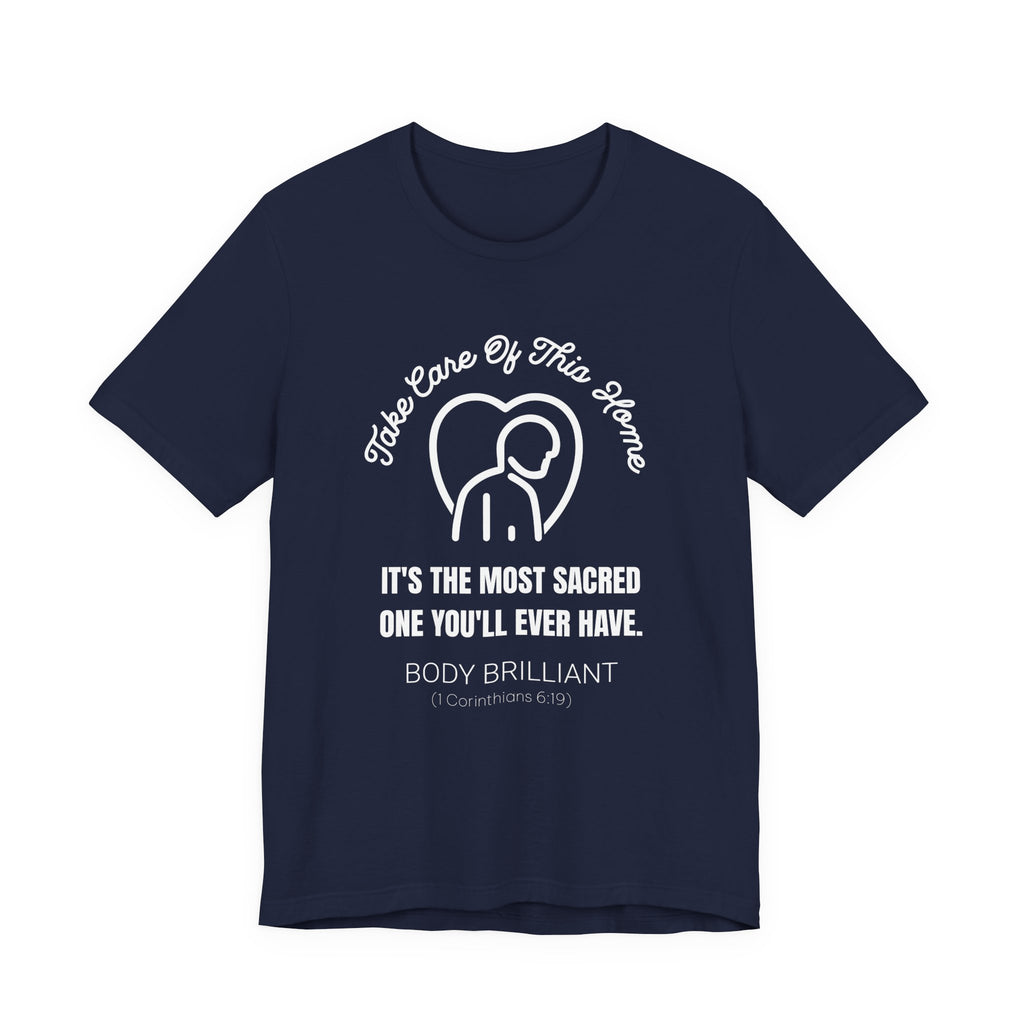 Take Care of this Home Inspirational Tee, Unisex Jersey Shirt, Motivational Gift, Spiritual Apparel, Perfect for Everyday Wear