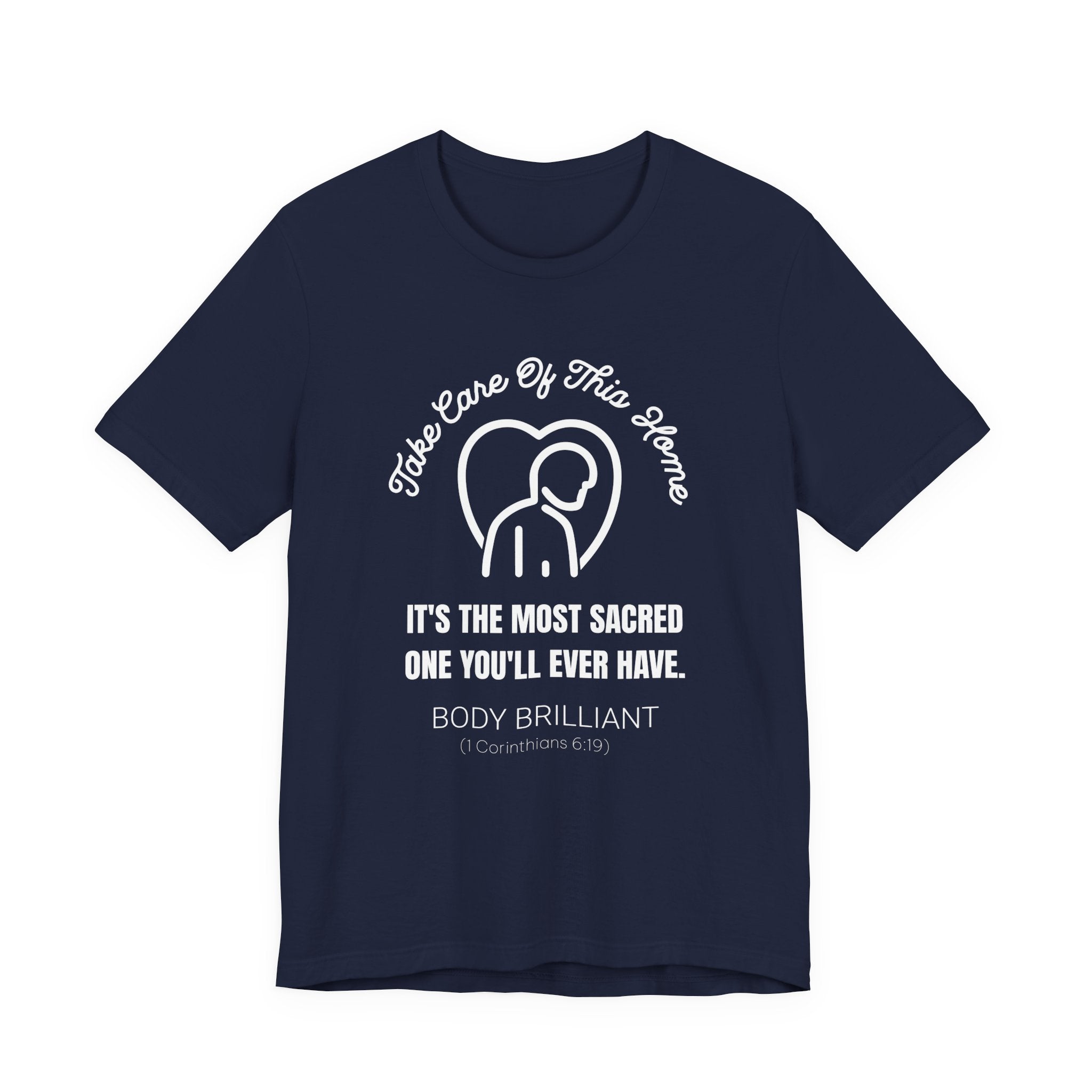 Take Care of this Home Inspirational Tee, Unisex Jersey Shirt, Motivational Gift, Spiritual Apparel, Perfect for Everyday Wear