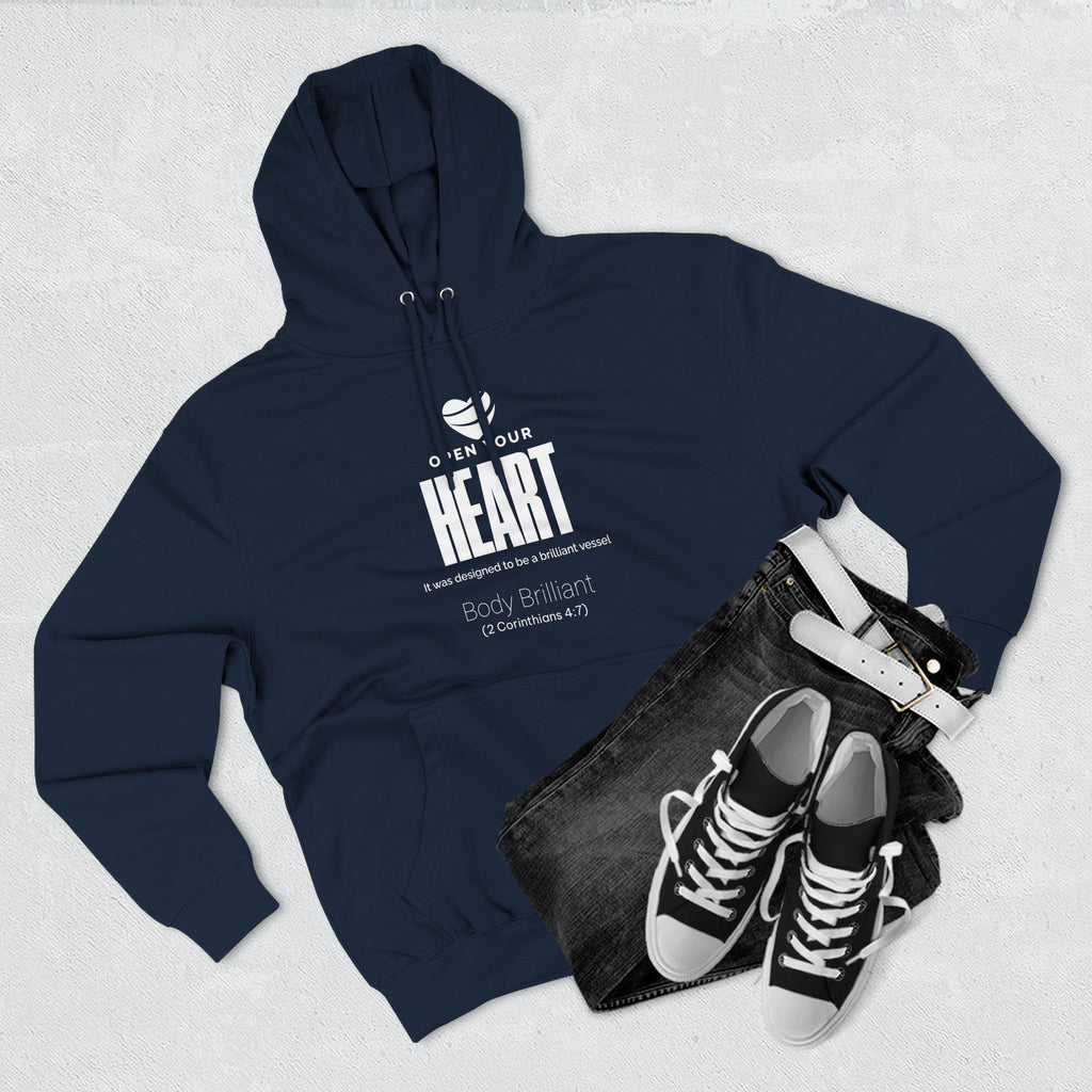 Open your heart Hoodie, Unisex Sweatshirt, Casual Wear, Gift for Her, Fall Fashion, Holiday Gift