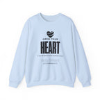 Open Your Heart Sweatshirt | Inspirational Crewneck, Gift for Fitness Lovers, Motivational Apparel, Unisex Sweatshirt, Cozy Fitness Wear