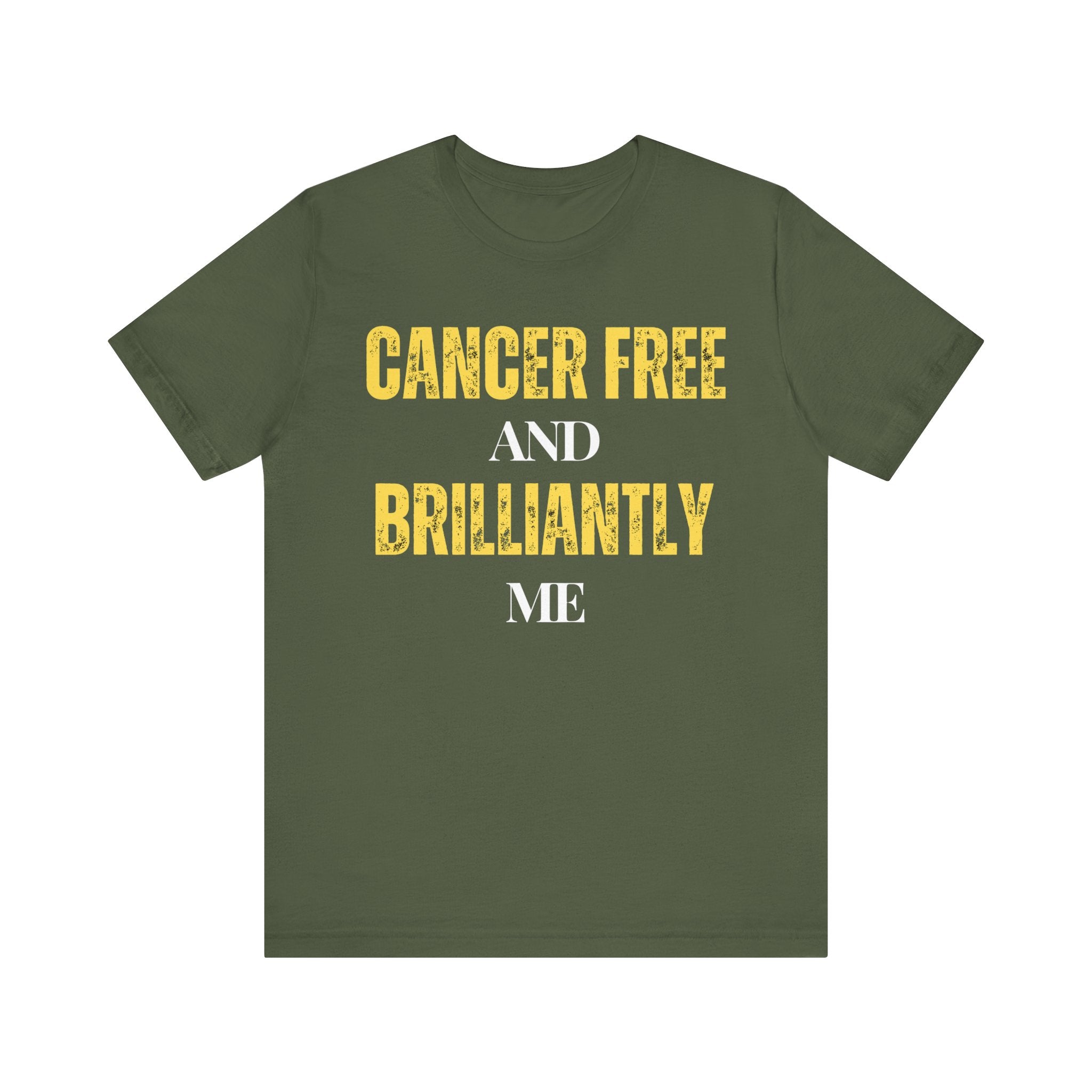 Cancer-free and brilliantly me Tee, Unisex Jersey Shirt, Motivational Gift, Spiritual Apparel, Perfect for Everyday Wear