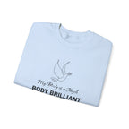 My Body is a Temple Sweatshirt | Inspirational Crewneck, Gift for Fitness Lovers, Motivational Apparel, Unisex Sweatshirt, Cozy Fitness Wear