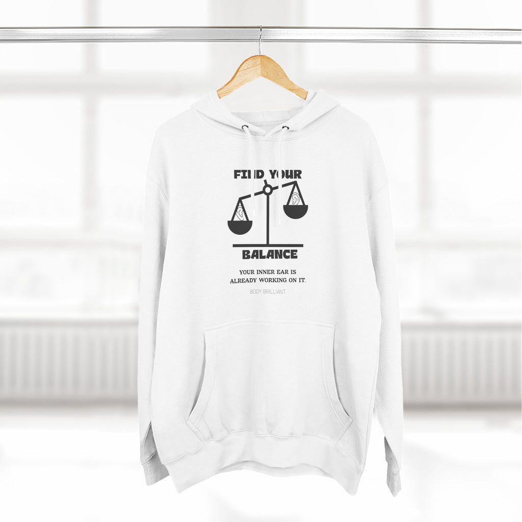 Find your balance Hoodie, Unisex Sweatshirt, Casual Wear, Gift for Her, Fall Fashion, Holiday Gift