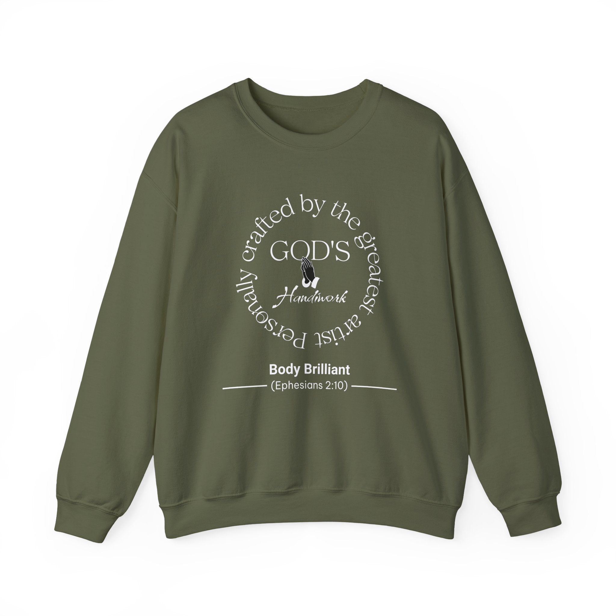Crafted Sweatshirt | Inspirational Crewneck, Gift for Fitness Lovers, Motivational Apparel, Unisex Sweatshirt, Cozy Fitness Wear