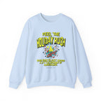 Feel the holiday rush Sweatshirt | Inspirational Crewneck, Gift for Fitness Lovers, Motivational Apparel, Unisex Sweatshirt, Cozy Fitness Wear