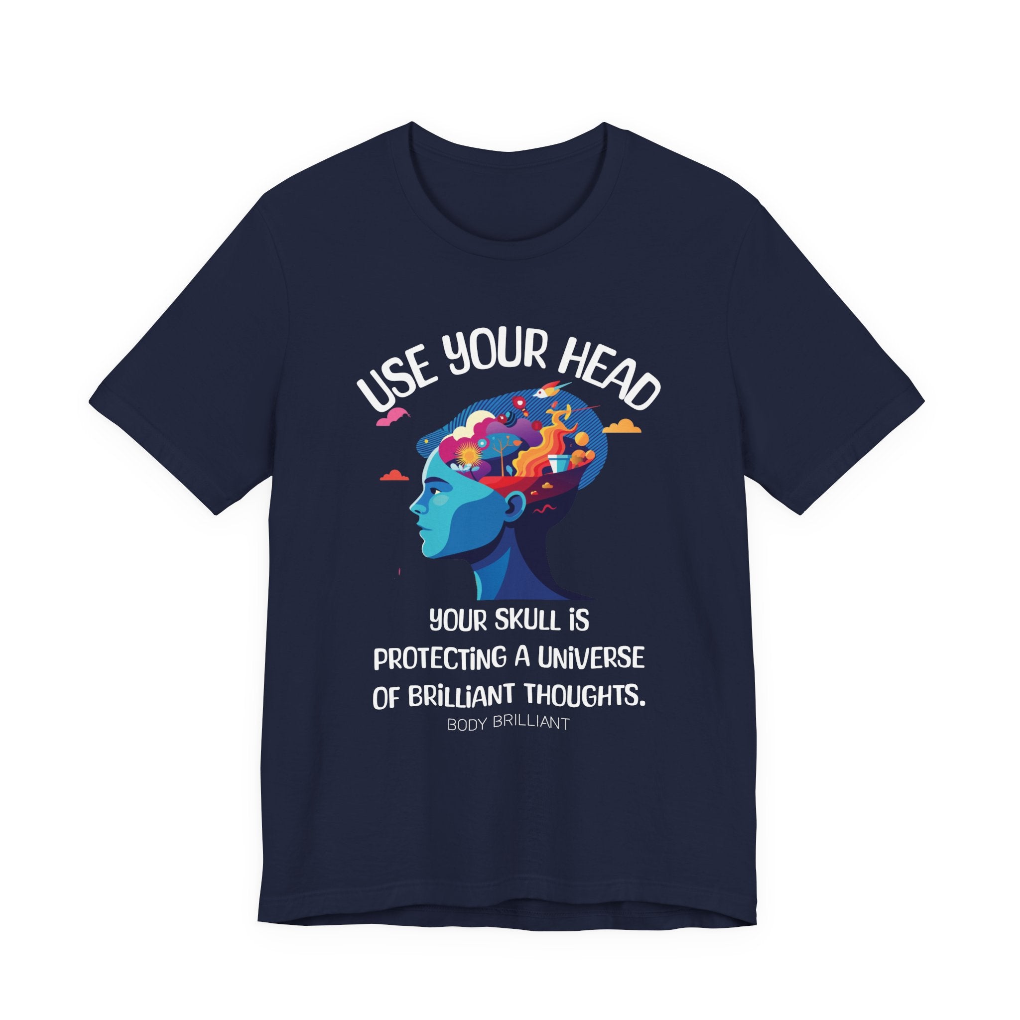 Use your head Inspirational Tee, Unisex Jersey Shirt, Motivational Gift, Spiritual Apparel, Perfect for Everyday Wear