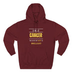 I beat cancer because my body is brilliant Hoodie, Unisex Sweatshirt, Casual Wear, Gift for Her, Fall Fashion, Holiday Gift