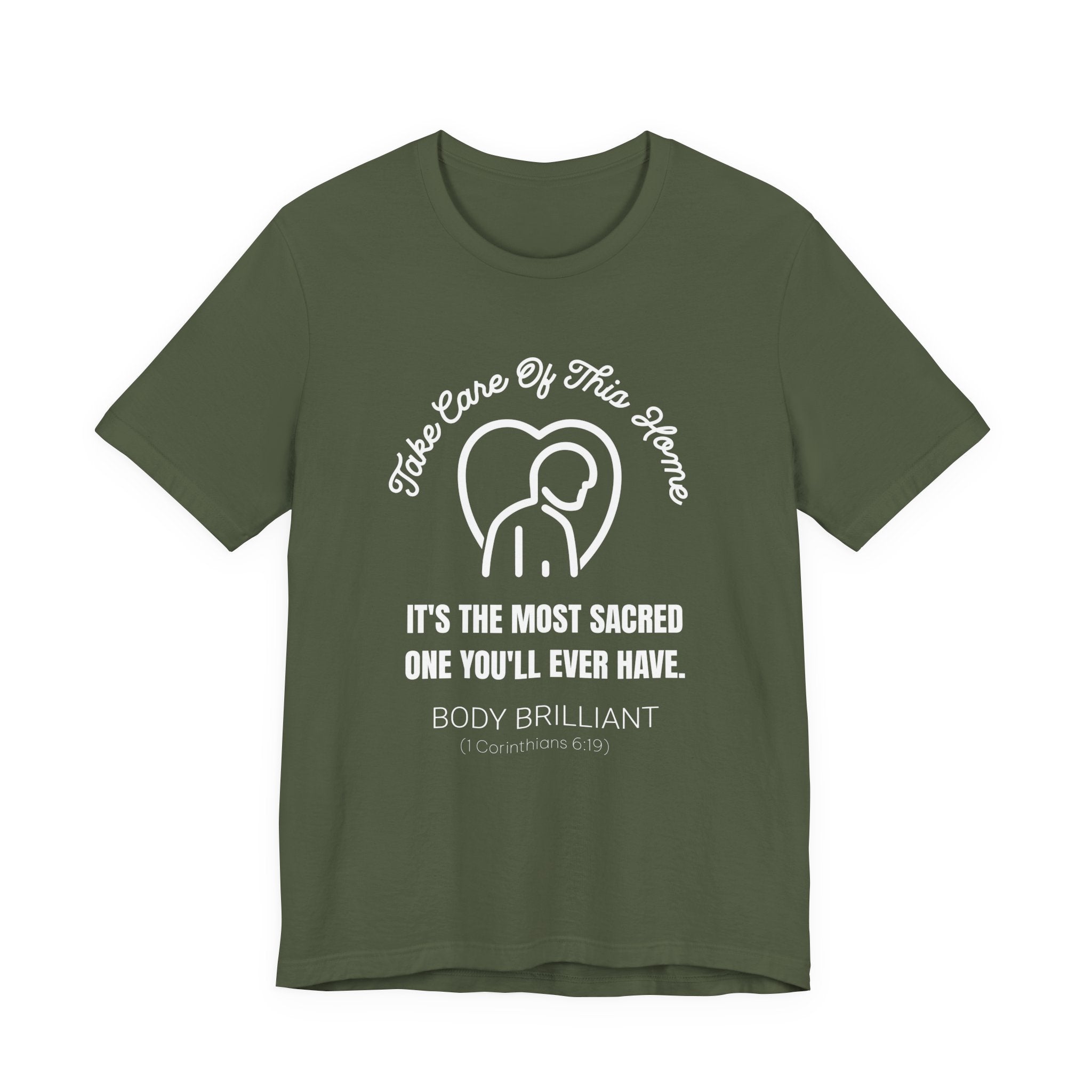 Take Care of this Home Inspirational Tee, Unisex Jersey Shirt, Motivational Gift, Spiritual Apparel, Perfect for Everyday Wear