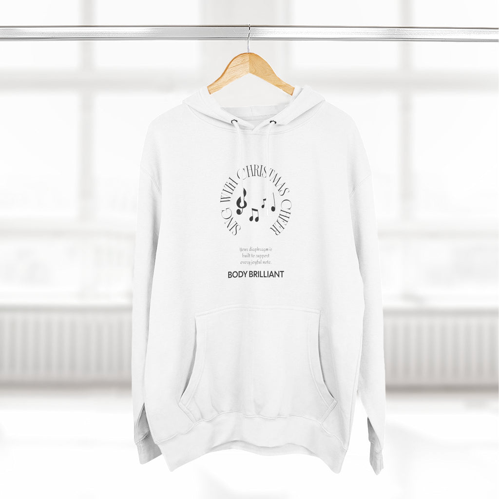 Sing with Christmas cheer Hoodie, Unisex Sweatshirt, Casual Wear, Gift for Her, Fall Fashion, Holiday Gift