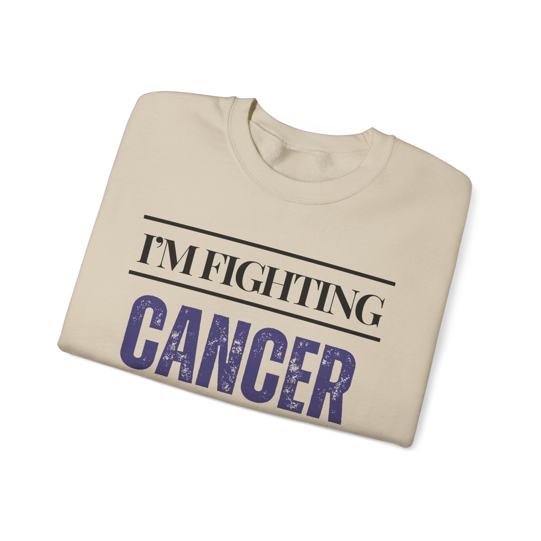 I’m fighting cancer but my body is still brilliant Sweatshirt | Inspirational Crewneck, Gift for Fitness Lovers, Motivational Apparel, Unisex Sweatshirt, Cozy Fitness Wear