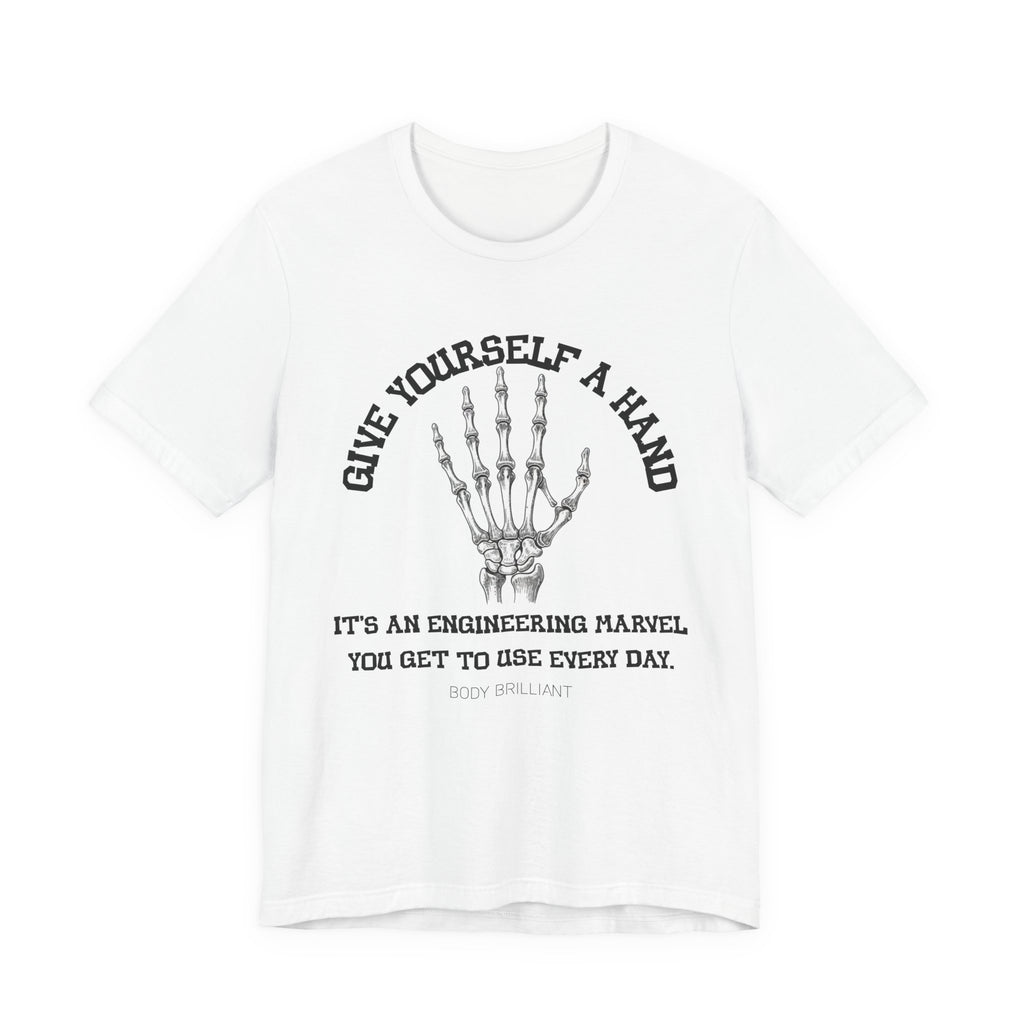 Give yourself a hand Inspirational Tee, Unisex Jersey Shirt, Motivational Gift, Spiritual Apparel, Perfect for Everyday Wear