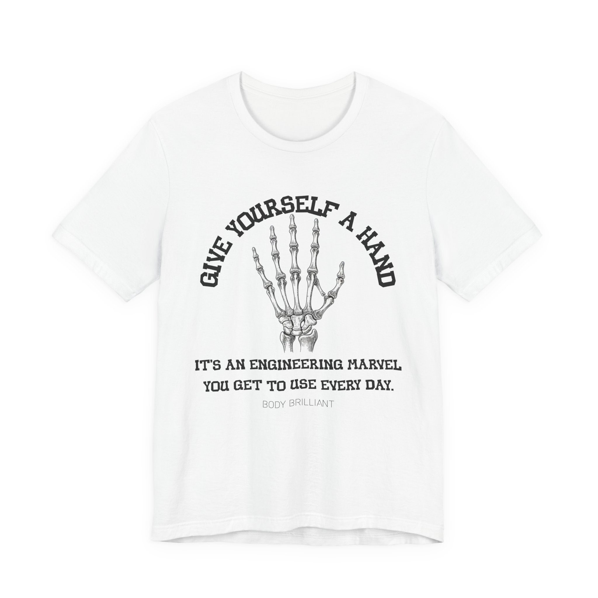 Give yourself a hand Inspirational Tee, Unisex Jersey Shirt, Motivational Gift, Spiritual Apparel, Perfect for Everyday Wear