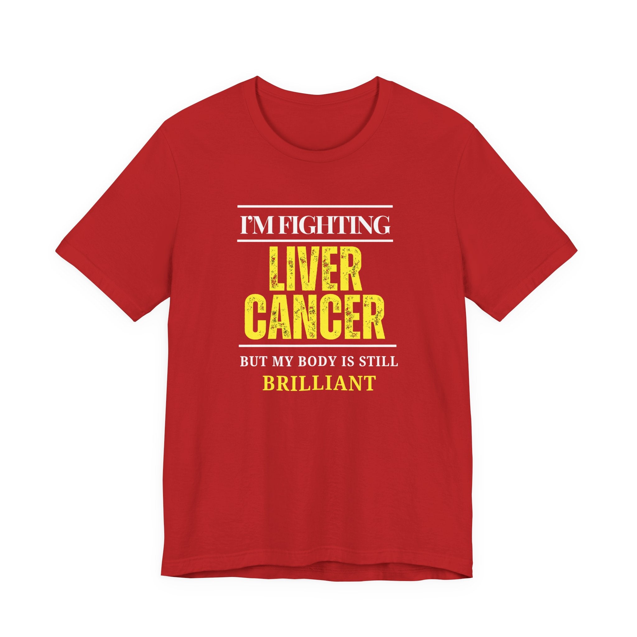 I'm fighting liver cancer Inspirational Tee, Unisex Jersey Shirt, Motivational Gift, Apparel, Perfect for Everyday Wear