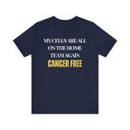 Cancer free Tee, Unisex Jersey Shirt, Motivational Gift, Spiritual Apparel, Perfect for Everyday Wear