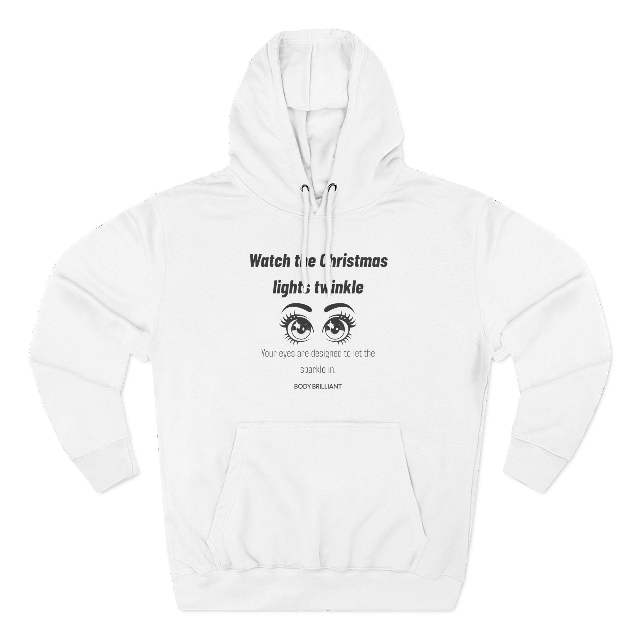 Watch the Christmas lights twinkle Hoodie, Unisex Sweatshirt, Casual Wear, Gift for Her, Fall Fashion, Holiday Gift