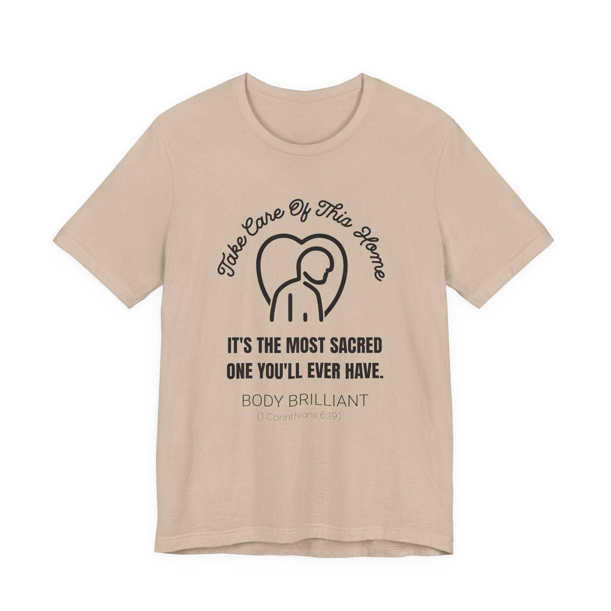 Take Care of this Home Inspirational Tee, Unisex Jersey Shirt, Motivational Gift, Spiritual Apparel, Perfect for Everyday Wear