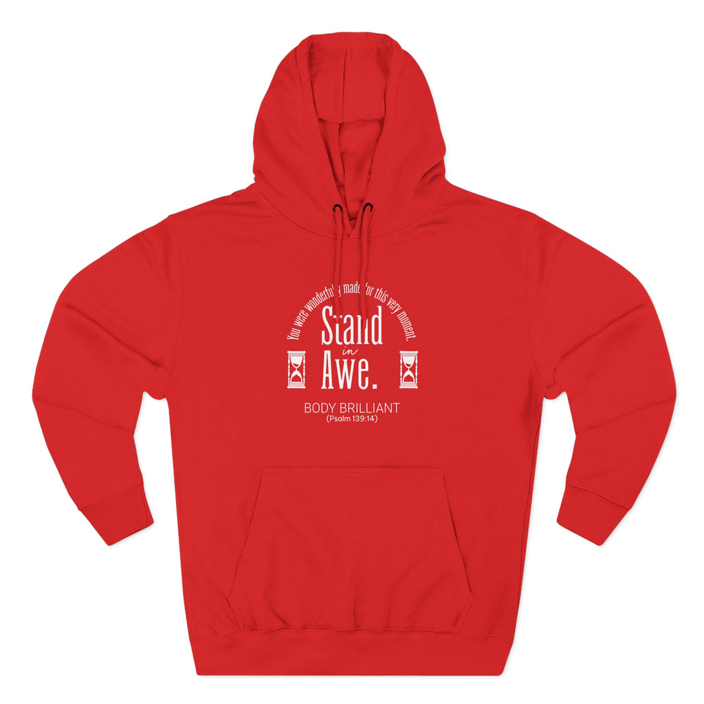 Stand in Awe Hoodie, Unisex Sweatshirt, Casual Wear, Gift for Her, Fall Fashion, Holiday Gift