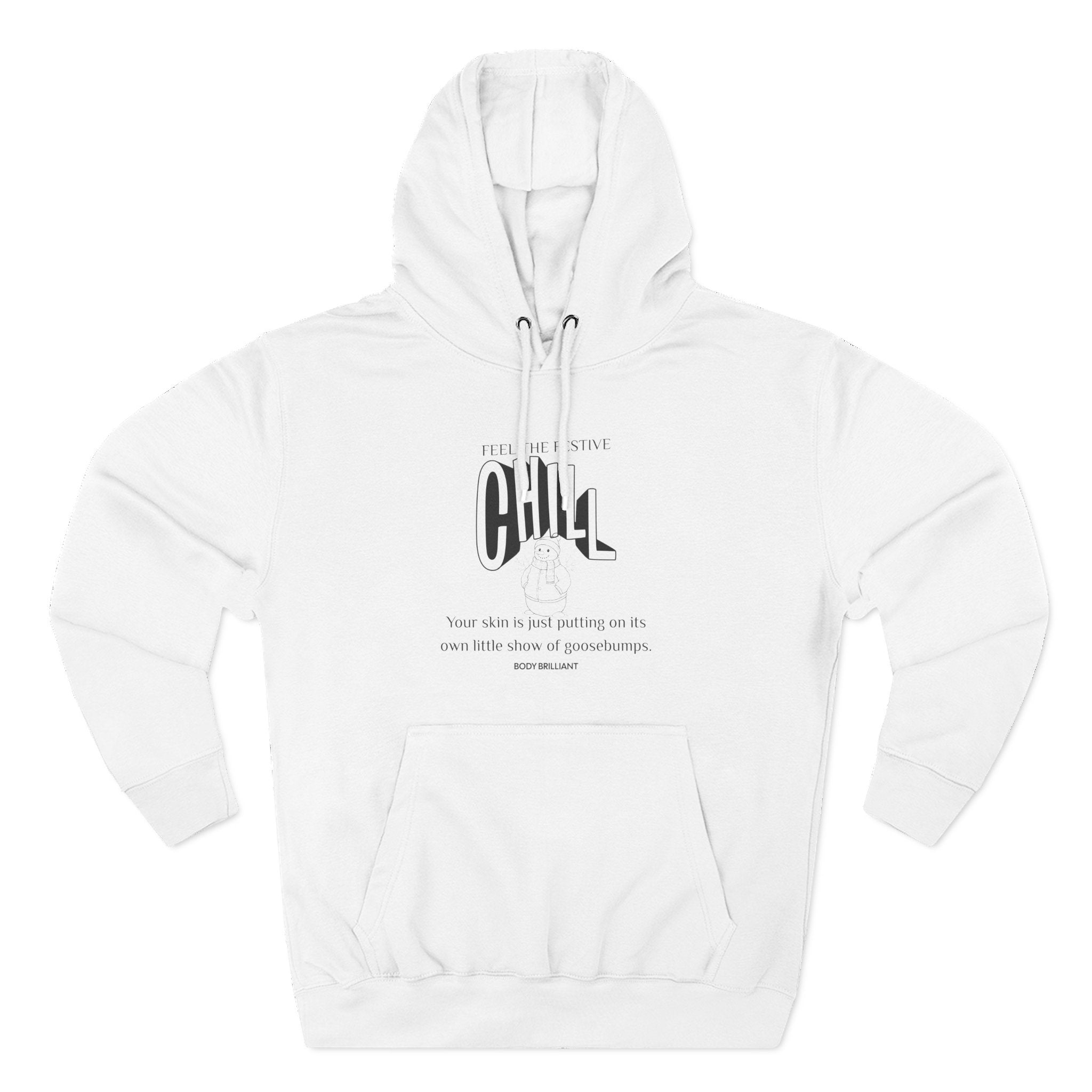 Feel that festive chill Hoodie, Unisex Sweatshirt, Casual Wear, Gift for Her, Fall Fashion, Holiday Gift