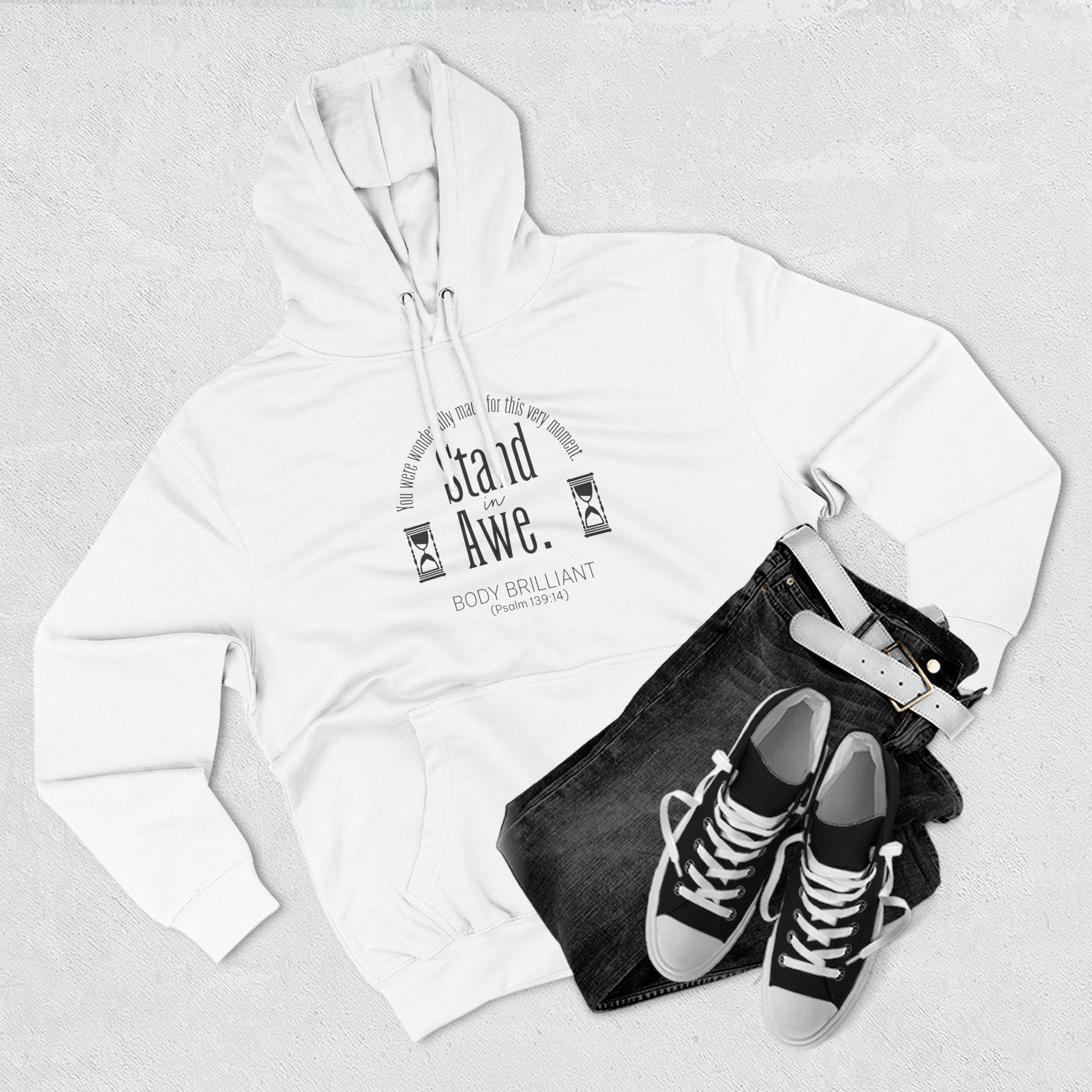 Stand in Awe Hoodie, Unisex Sweatshirt, Casual Wear, Gift for Her, Fall Fashion, Holiday Gift