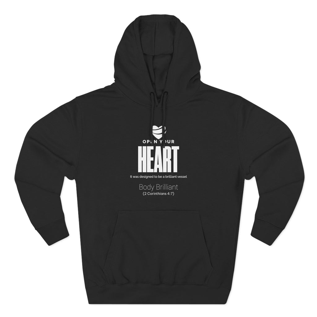 Open your heart Hoodie, Unisex Sweatshirt, Casual Wear, Gift for Her, Fall Fashion, Holiday Gift