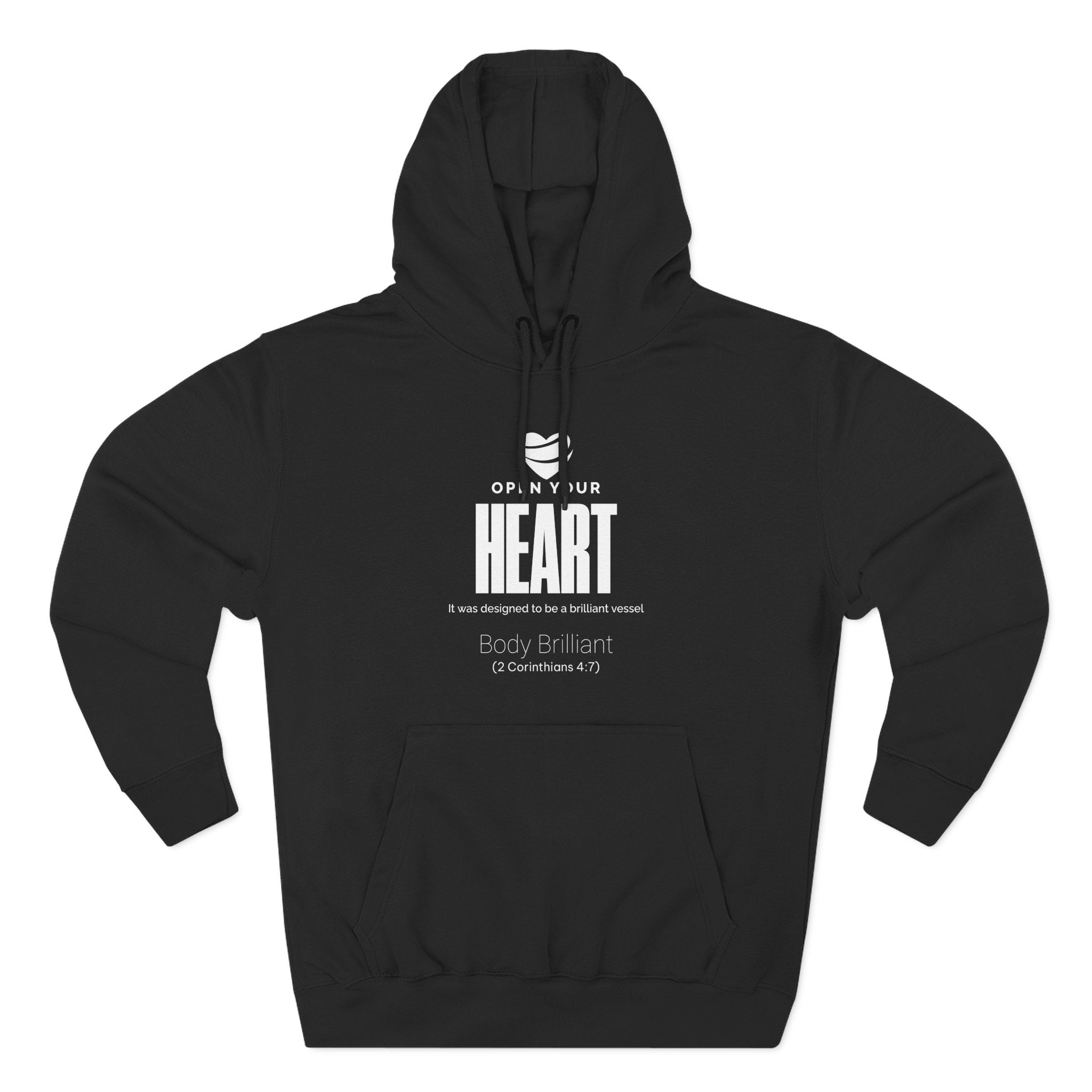 Open your heart Hoodie, Unisex Sweatshirt, Casual Wear, Gift for Her, Fall Fashion, Holiday Gift