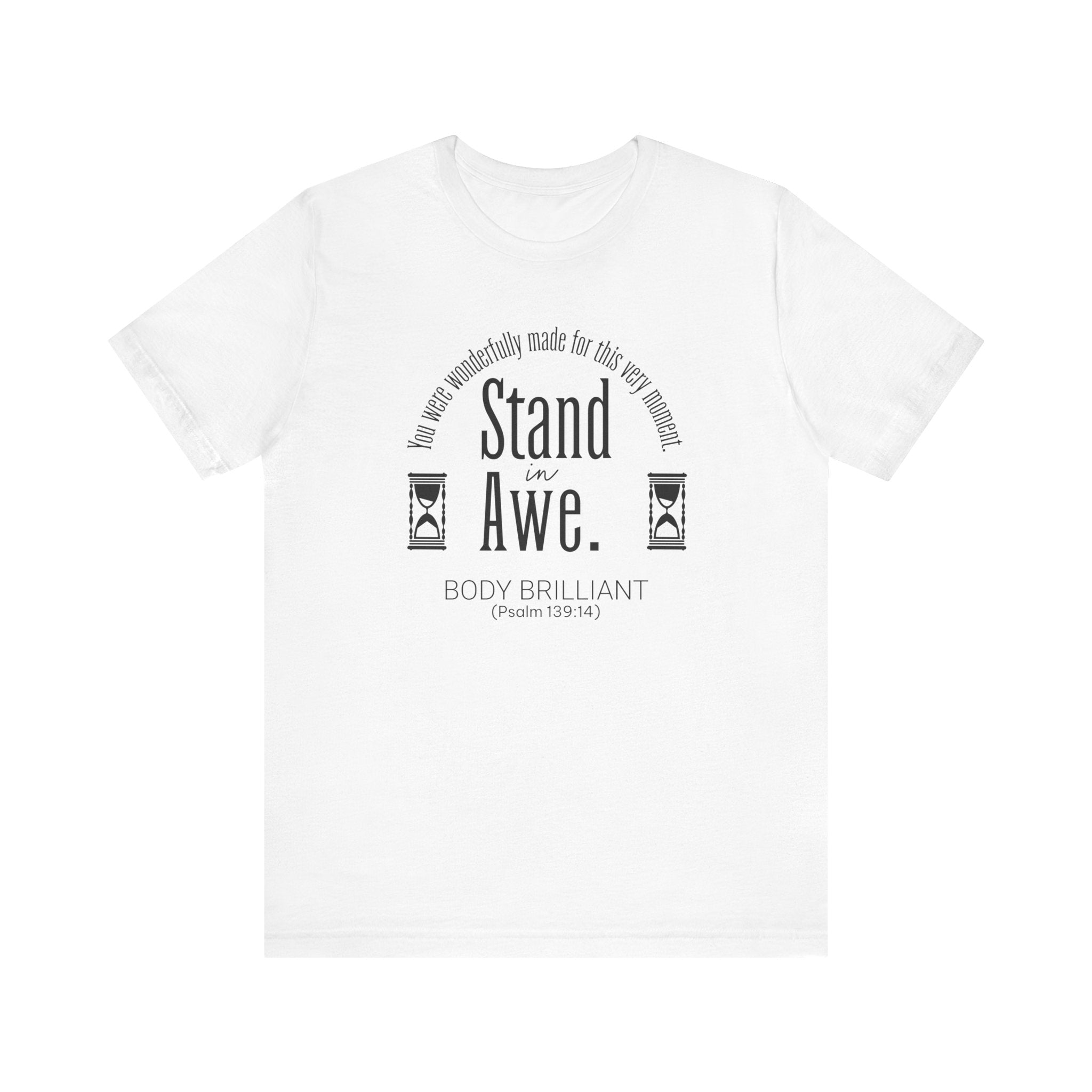 Stand in Awe Inspirational Tee, Unisex Jersey Shirt, Motivational Gift, Spiritual Apparel, Perfect for Everyday Wear