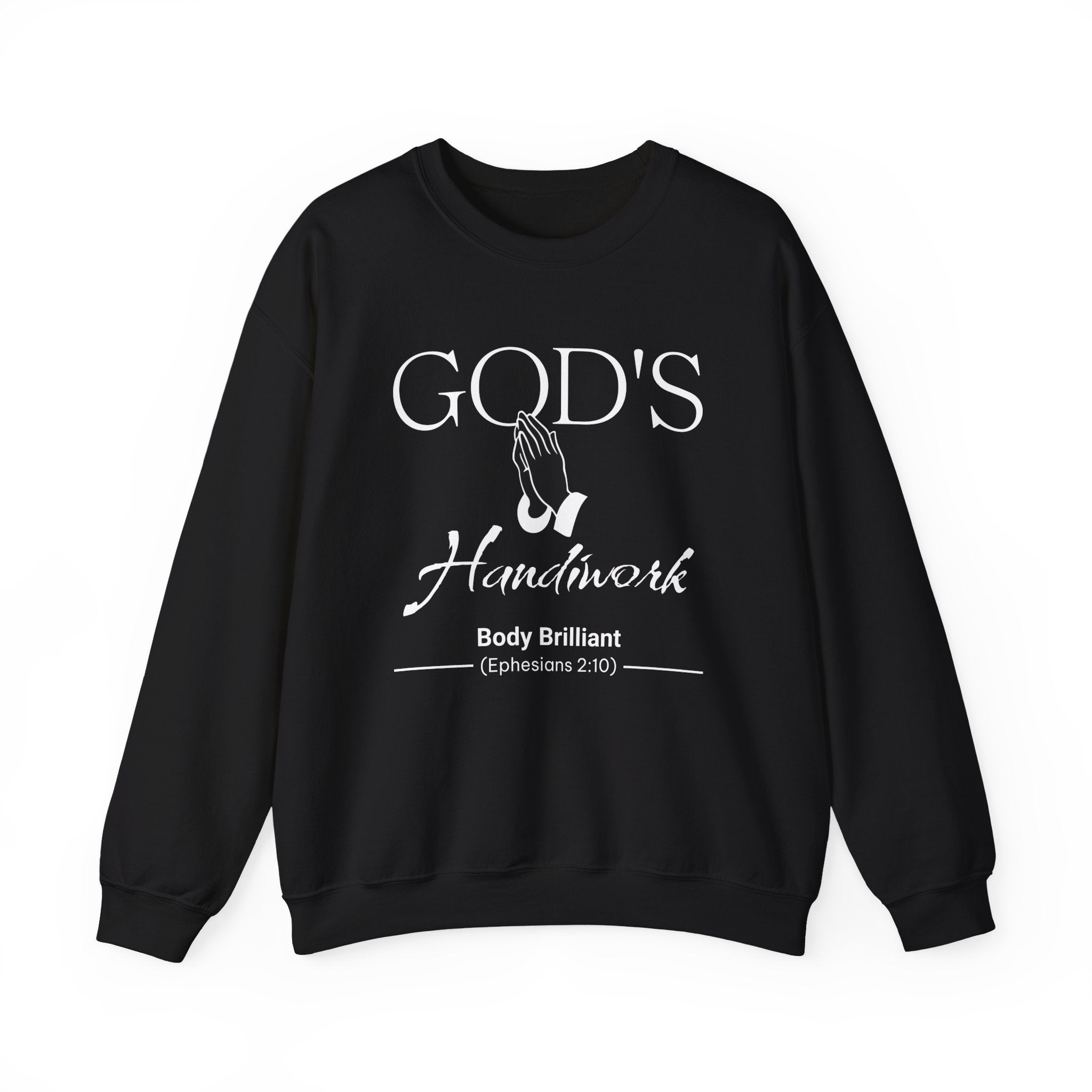 God's Handiwork Sweatshirt | Inspirational Crewneck, Gift for Fitness Lovers, Motivational Apparel, Unisex Sweatshirt, Cozy Fitness Wear