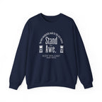 Stand in awe Sweatshirt | Inspirational Crewneck, Gift for Fitness Lovers, Motivational Apparel, Unisex Sweatshirt, Cozy Fitness Wear