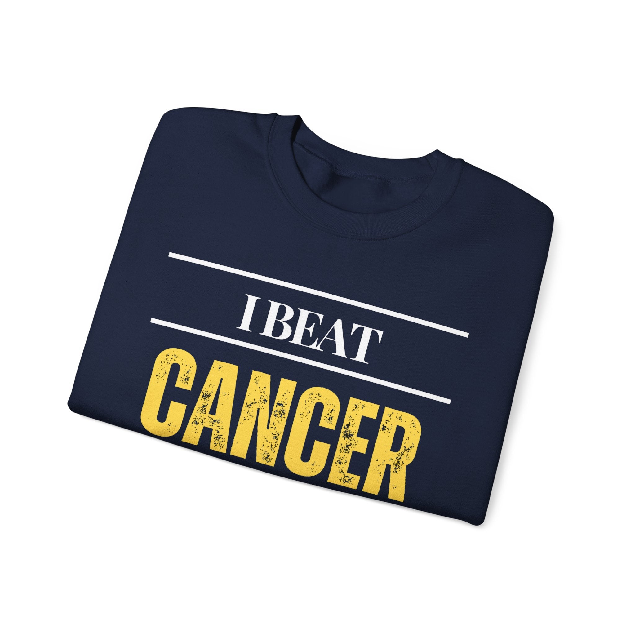 I beat cancer because my body is brilliant Sweatshirt | Inspirational Crewneck, Gift for Fitness Lovers, Motivational Apparel, Unisex Sweatshirt, Cozy Fitness Wear