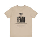 Open Your Heart Inspirational Tee, Unisex Jersey Shirt, Motivational Gift, Spiritual Apparel, Perfect for Everyday Wear