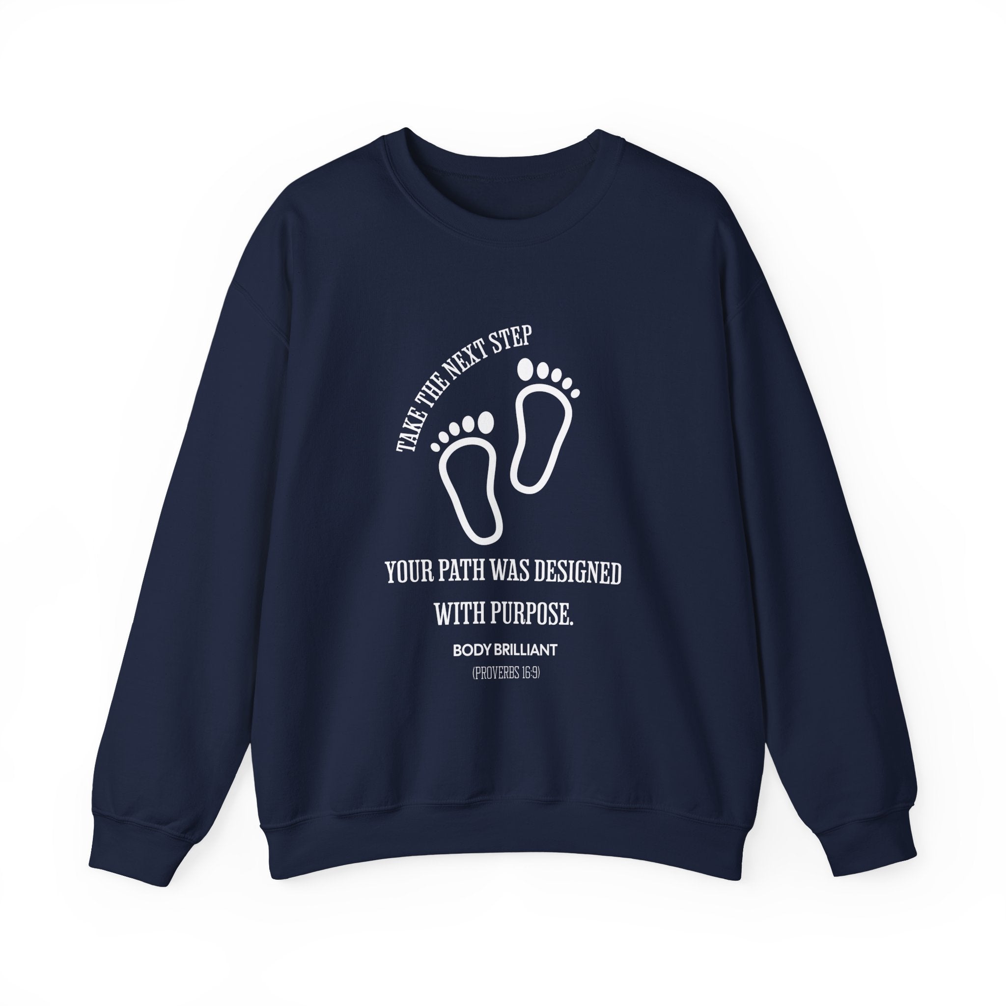 Take the next step Sweatshirt | Inspirational Crewneck, Gift for Fitness Lovers, Motivational Apparel, Unisex Sweatshirt, Cozy Fitness Wear