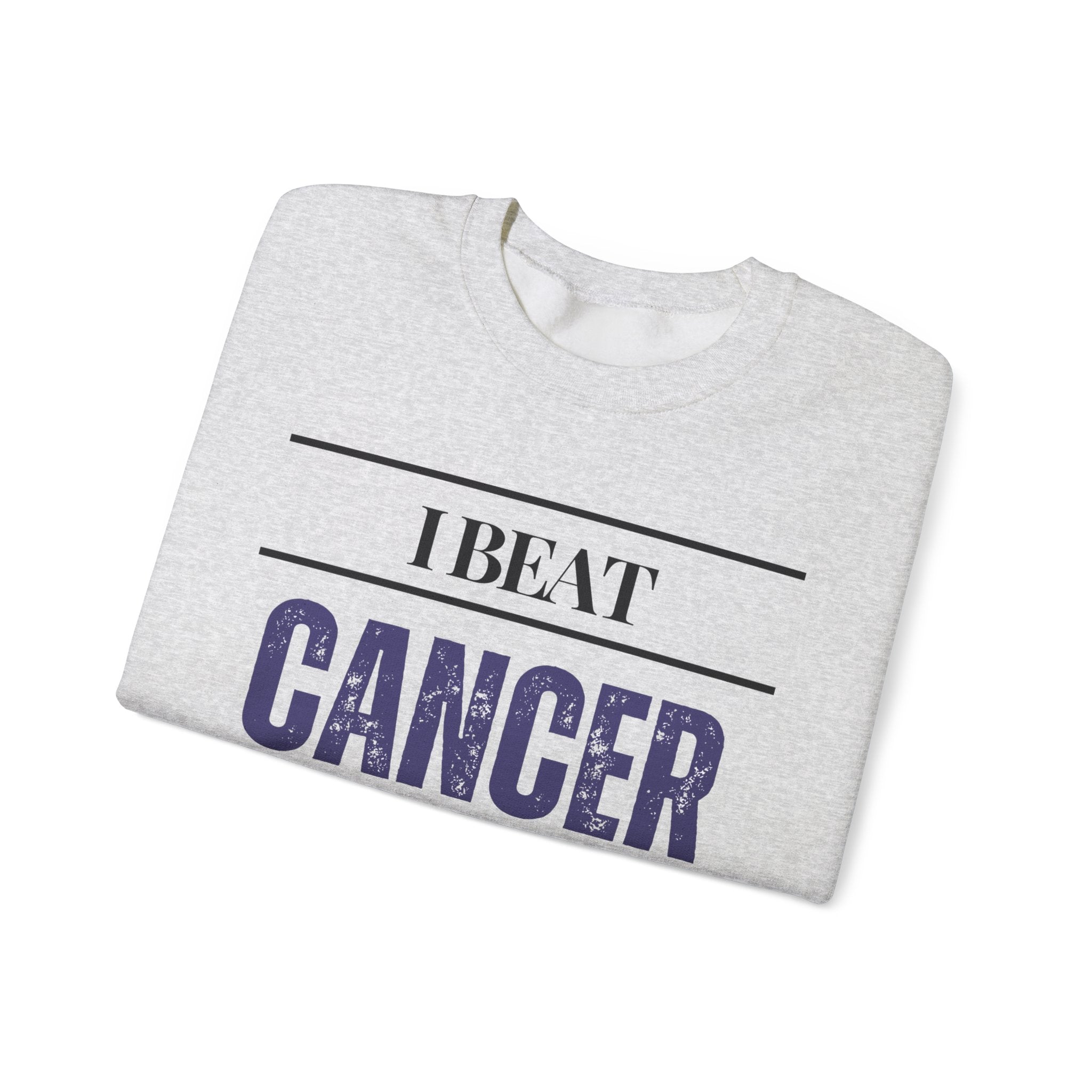 I beat cancer because my body is brilliant Sweatshirt | Inspirational Crewneck, Gift for Fitness Lovers, Motivational Apparel, Unisex Sweatshirt, Cozy Fitness Wear