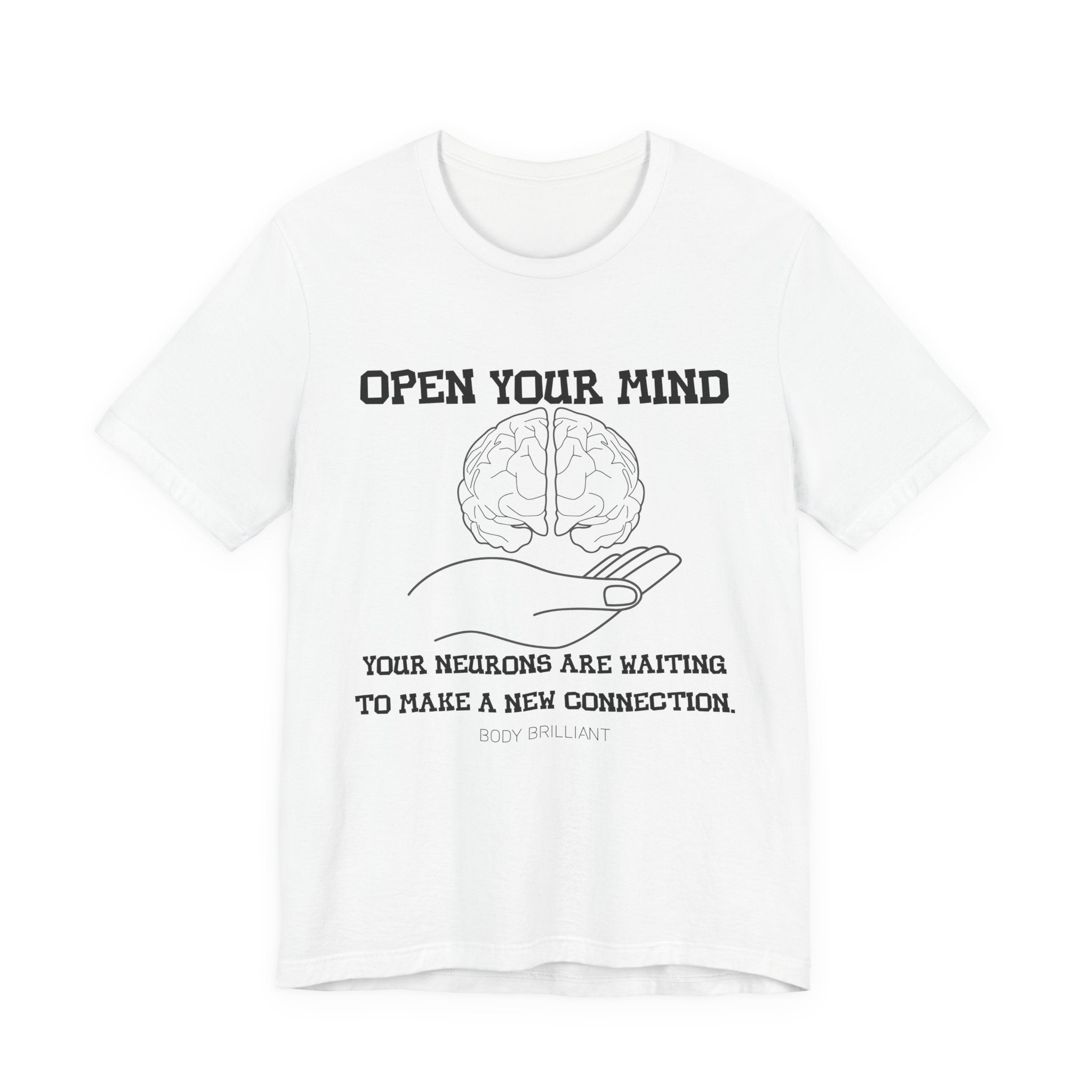 Open your mind Inspirational Tee, Unisex Jersey Shirt, Motivational Gift, Spiritual Apparel, Perfect for Everyday Wear