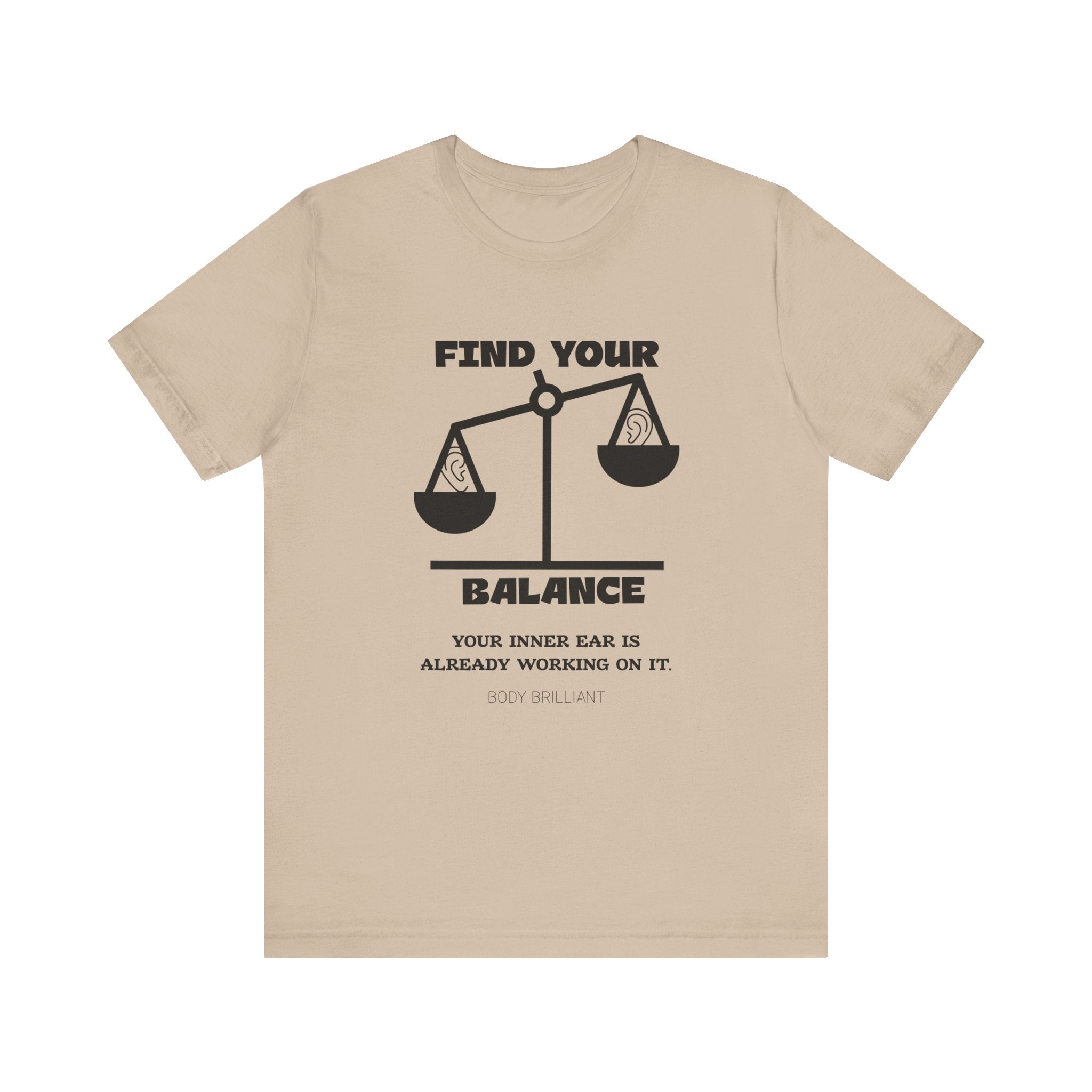 Find you balance Inspirational Tee, Unisex Jersey Shirt, Motivational Gift, Spiritual Apparel, Perfect for Everyday Wear