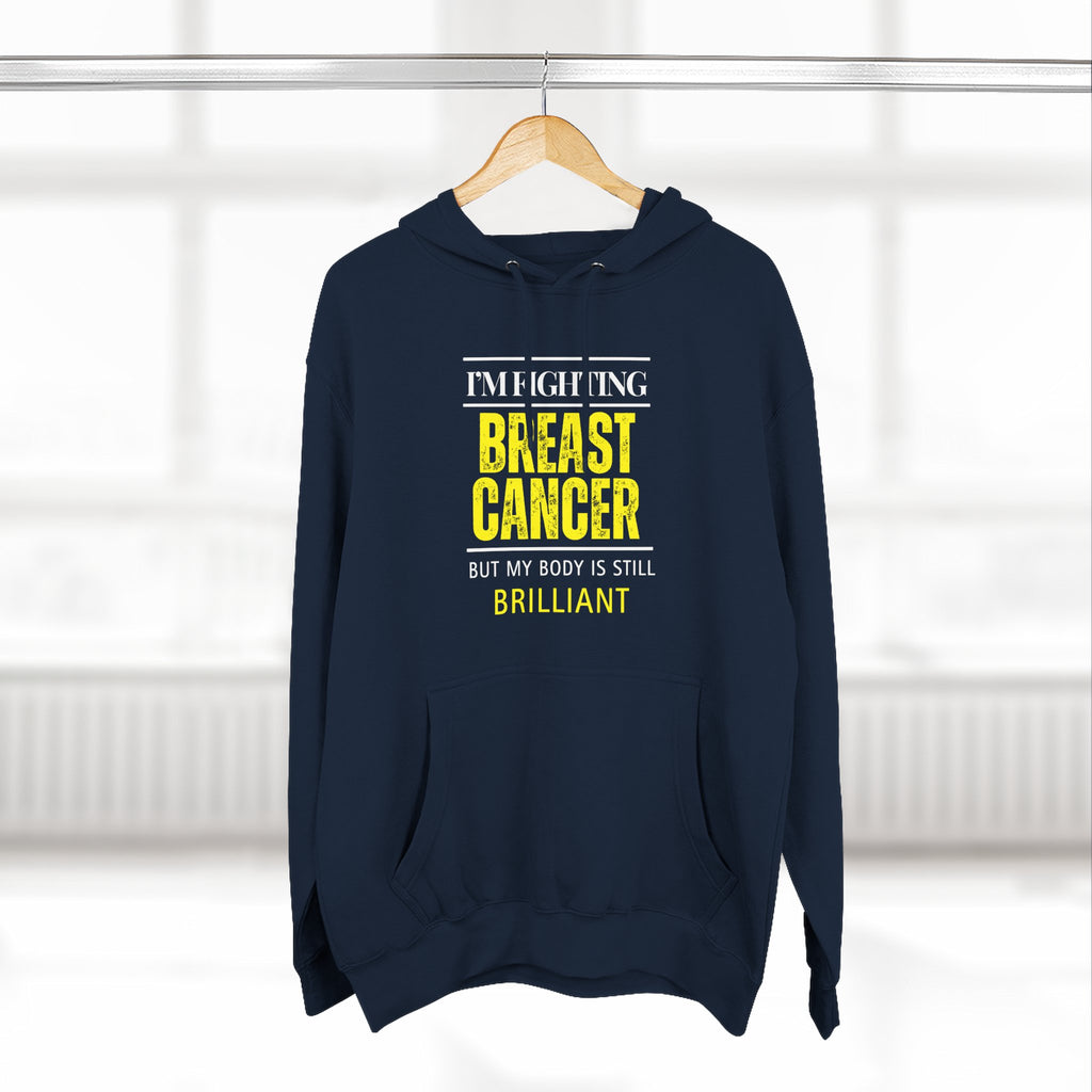I'm fighting breast cancer Hoodie, Unisex Sweatshirt, Casual Wear, Gift for Her, Fall Fashion, Holiday Gift