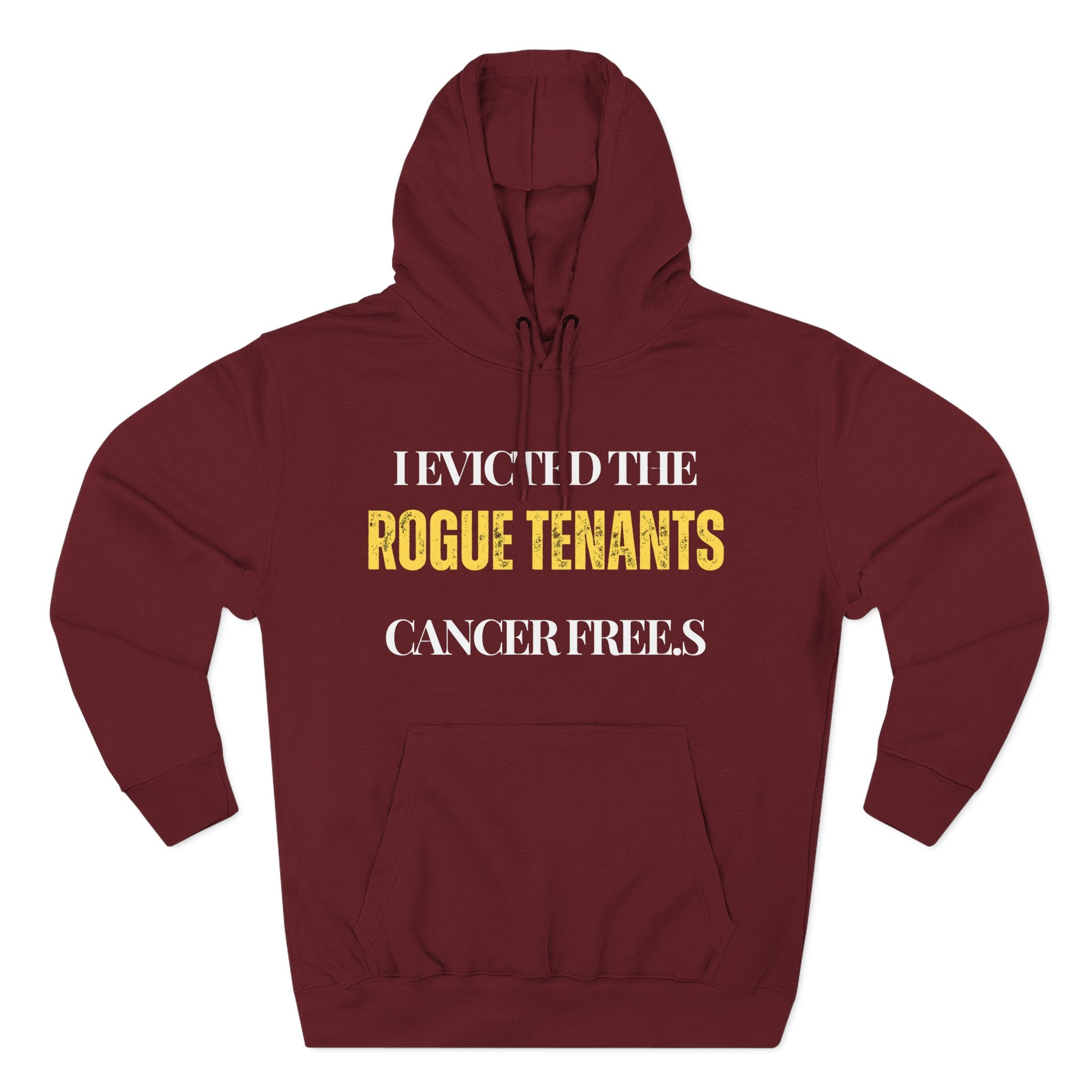 I evicted the rogue tenants. Cancer free Hoodie, Unisex Sweatshirt, Casual Wear, Gift for Her, Fall Fashion, Holiday Gift