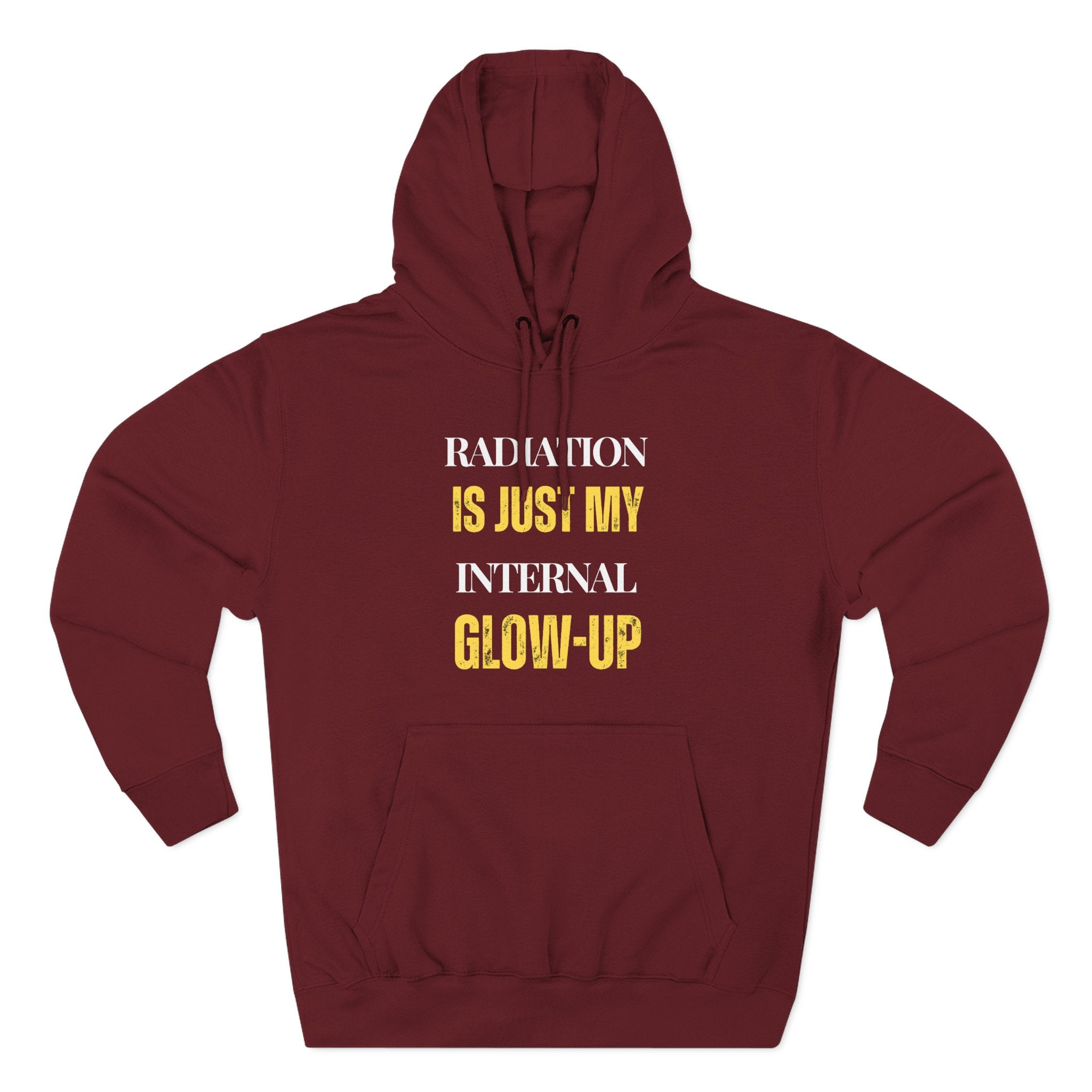 Radiation is just my internal glow-up Hoodie, Unisex Sweatshirt, Casual Wear, Gift for Her, Fall Fashion, Holiday Gift