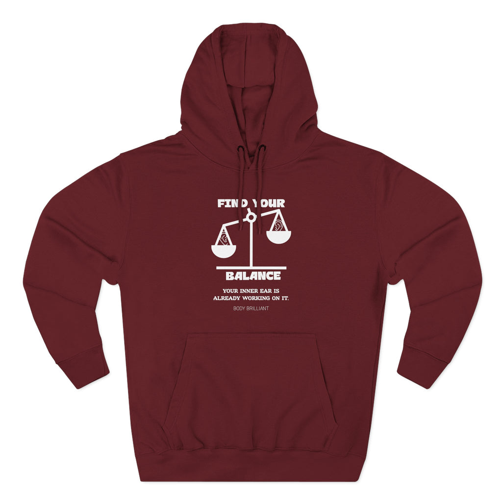 Find your balance Hoodie, Unisex Sweatshirt, Casual Wear, Gift for Her, Fall Fashion, Holiday Gift