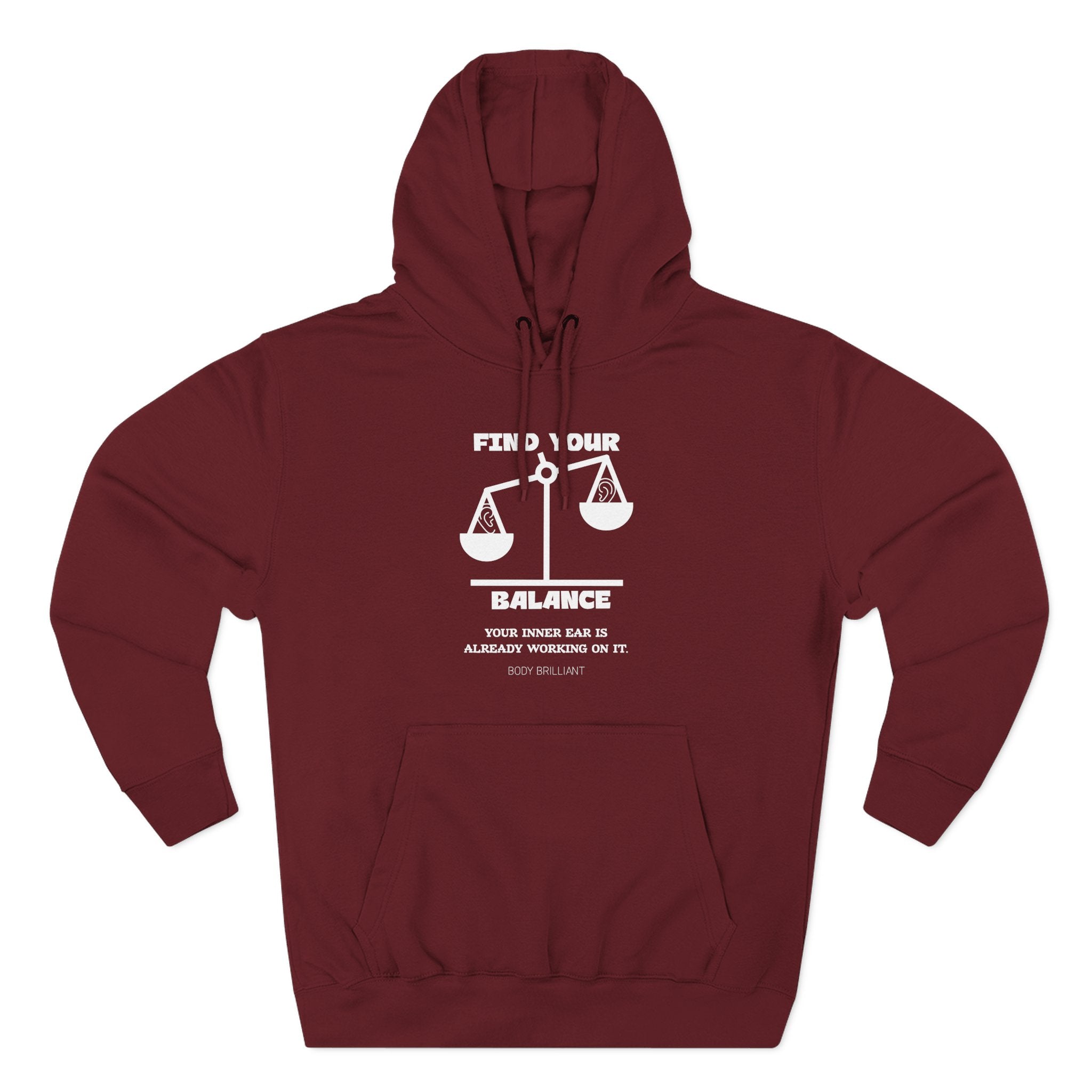 Find your balance Hoodie, Unisex Sweatshirt, Casual Wear, Gift for Her, Fall Fashion, Holiday Gift