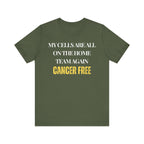 Cancer free Tee, Unisex Jersey Shirt, Motivational Gift, Spiritual Apparel, Perfect for Everyday Wear