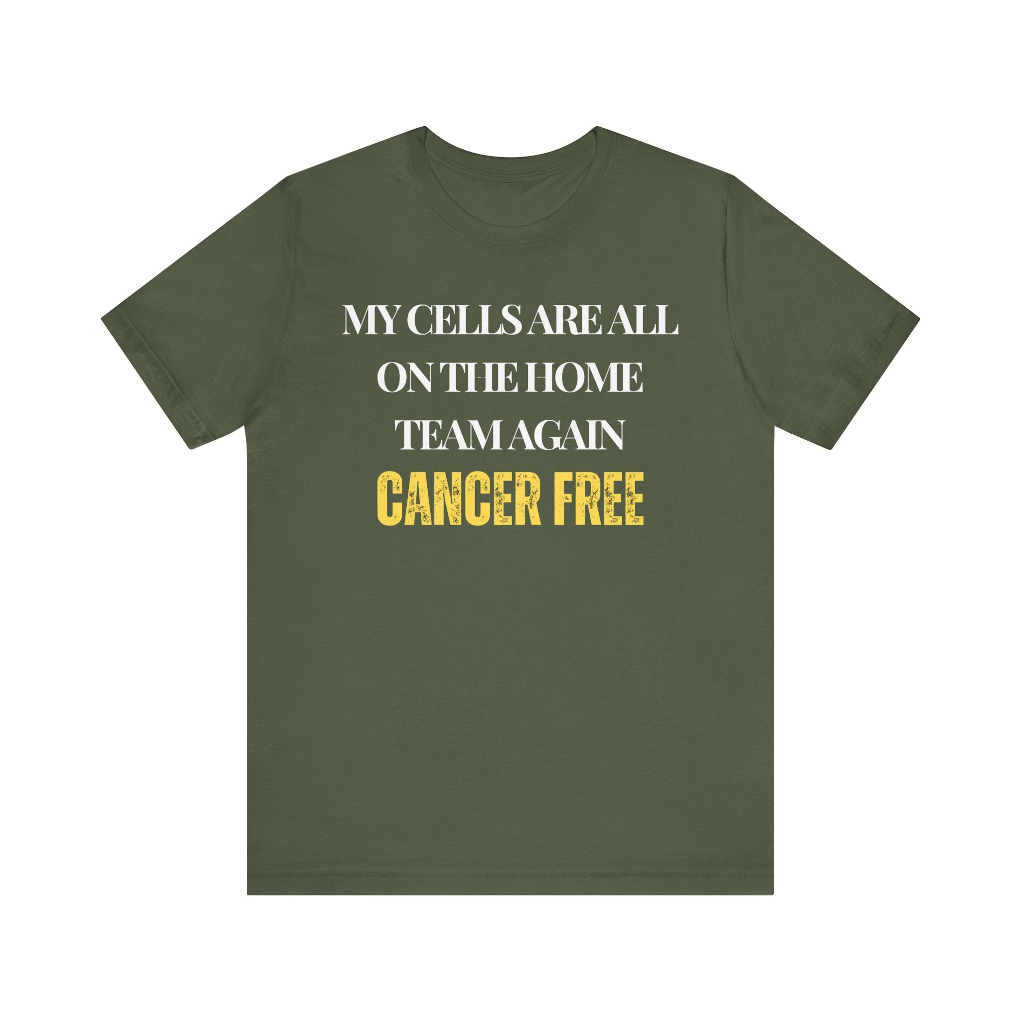 Cancer free Tee, Unisex Jersey Shirt, Motivational Gift, Spiritual Apparel, Perfect for Everyday Wear