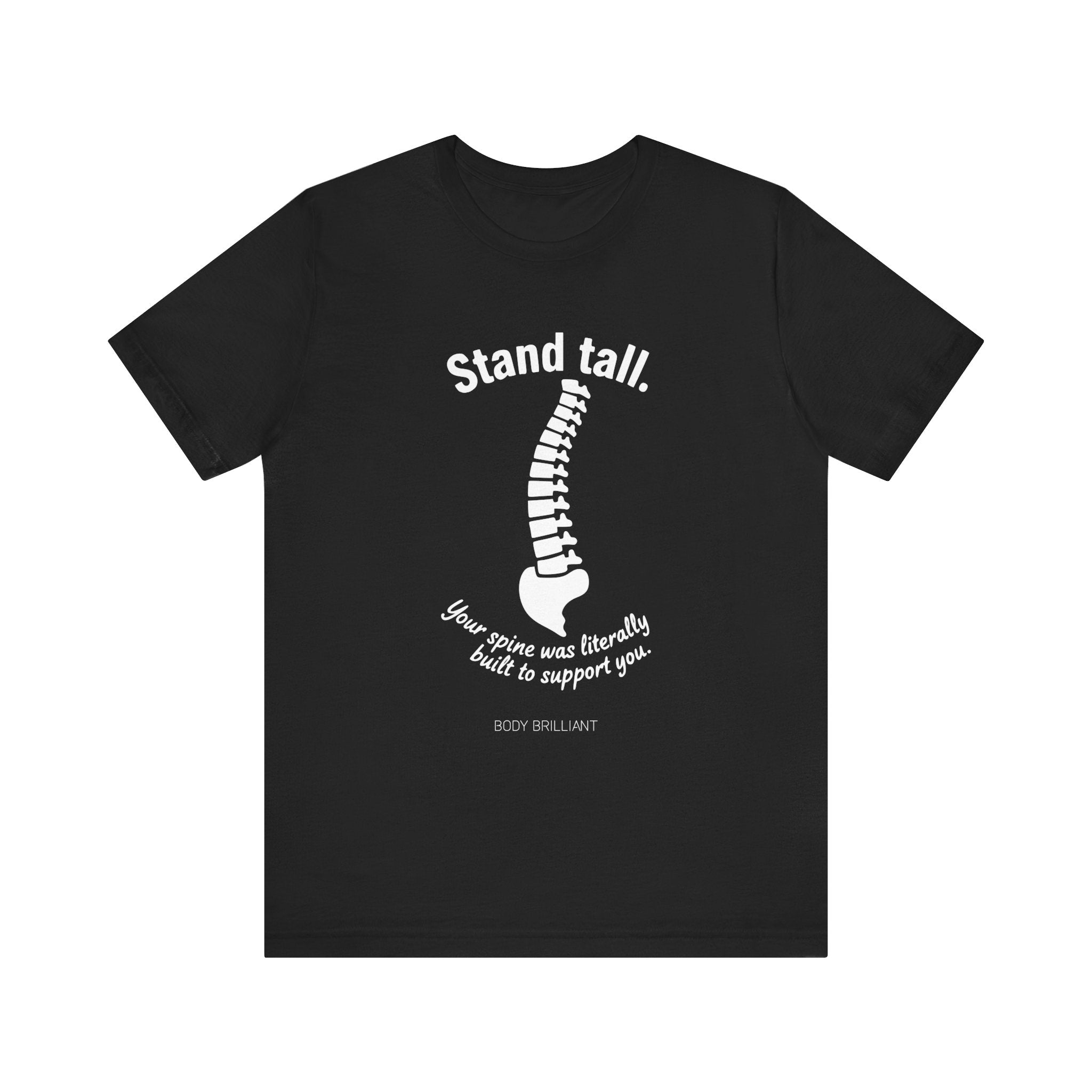Stand tall Inspirational Tee, Unisex Jersey Shirt, Motivational Gift, Spiritual Apparel, Perfect for Everyday Wear