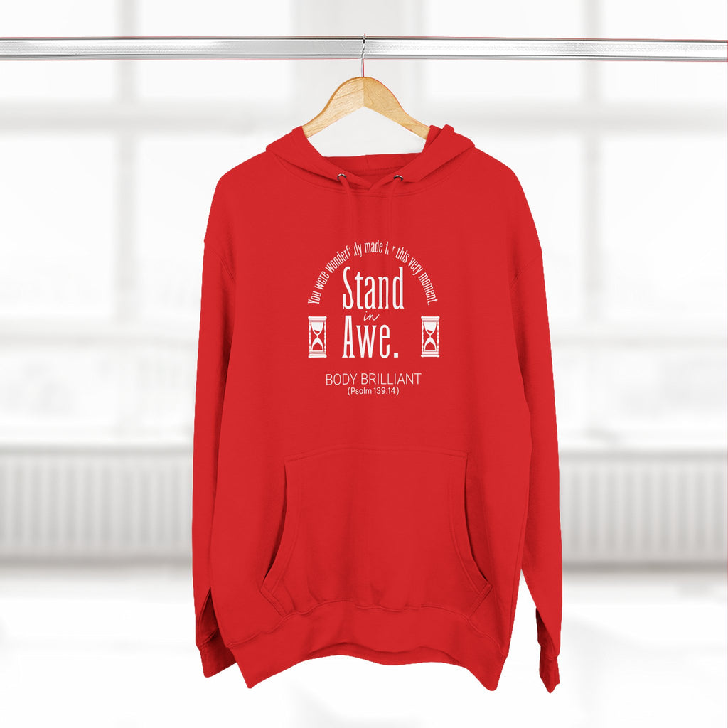 Stand in Awe Hoodie, Unisex Sweatshirt, Casual Wear, Gift for Her, Fall Fashion, Holiday Gift