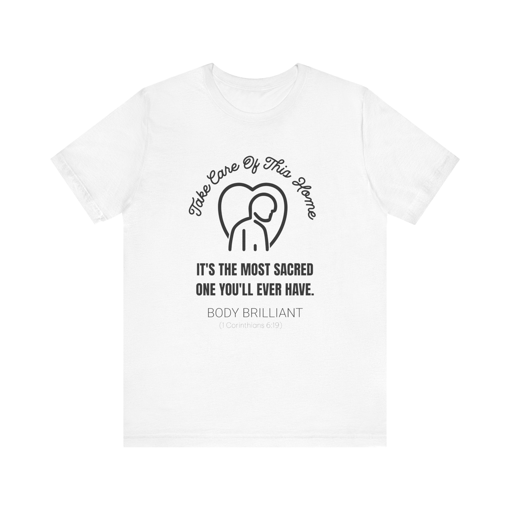 Take Care of this Home Inspirational Tee, Unisex Jersey Shirt, Motivational Gift, Spiritual Apparel, Perfect for Everyday Wear